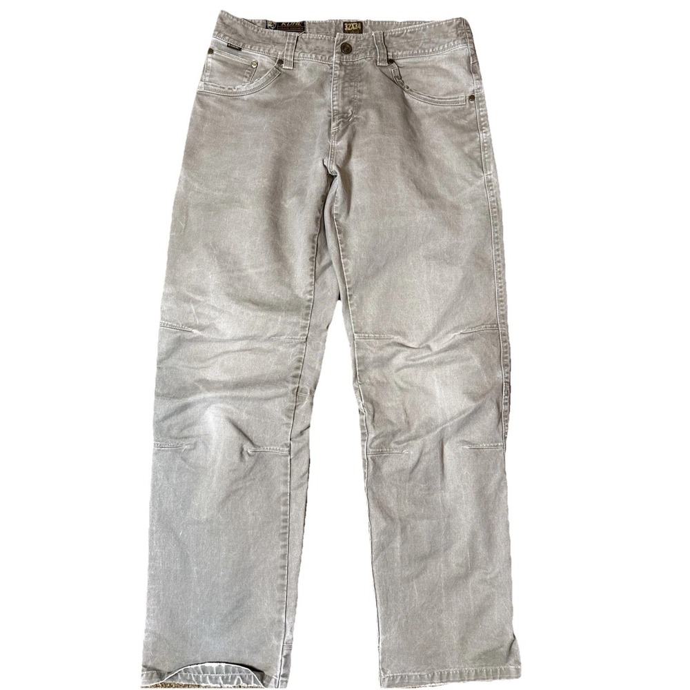 Kuhl Ryder Mens Pants 32X32 Beige Patina Dye Utility Workwear Outdoor (read)